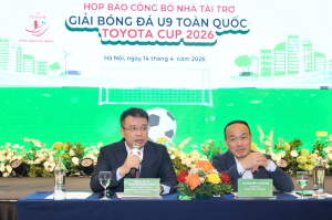 35 đội tranh tài tại Giải bóng đá U9 toàn quốc Toyota Cup 2026