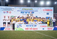 U13 Sông Lam Nghệ An vô địch giải bóng đá Thiếu niên (U13) Toàn quốc Yamaha Cup 2026