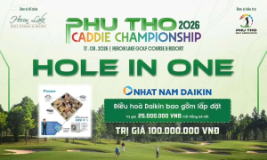 Sẵn sàng khởi tranh giải golf Phu Tho Caddie Championship 2026 